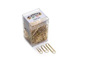 Fermagli ottonati - 125 g - misure assortite - Leone dell'era - FOB125GMIX - 8007979007506 - DMwebShop