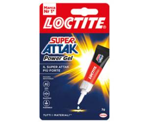 Colla Super Attak Power Gel - 3 gr - trasparente - Loctite - 2631640 - 8004630904327 - DMwebShop