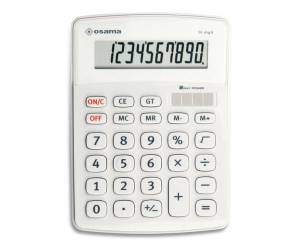 Calcolatrice da tavolo - OS 502 - 10 cifre - bianco - Osama - OS 502/10 BI - 8007404012761 - DMwebShop