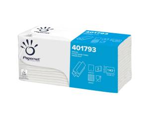 Asciugamani piegati a Z 2 veli 22 gr goffratura a onda 23,4 x2,3 cm bianco da 143,2828