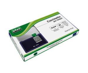 Cuscinetto per timbri 16,5 x 9 cm blu - 1864