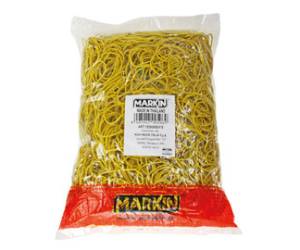 Elastici diametro 4 cm 1 kg gomma giallo Markin - 2320