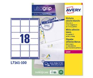 Etichette adesive L7161 in carta angoli arrotondati laser permanenti bianco 63,5 x 46,6 mm 100 fogli - 5549