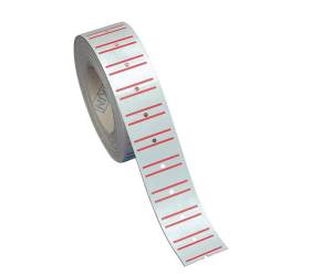 Etichette rigate permanenti per prezzatrici TOWA 21x12 mm bianco rotolo da 1000 etichette - 4951