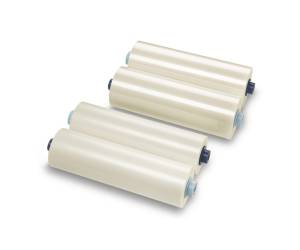 Film per plastificazione 305 mm x 60 mt 125 micron lucido confezione 2 bobine - 1764