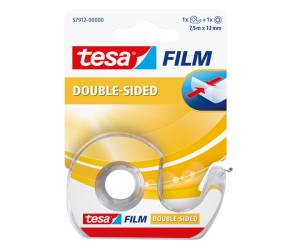 Nastro biadesivo Film in chiocciola 1,2 cm x 7,5 mt trasparente - 4845