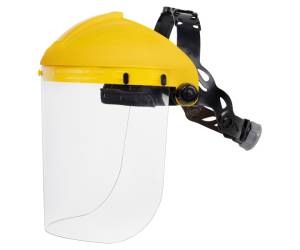 Porta visiera con protezione frontale con Visiera Balbi 2 giallo - 8409