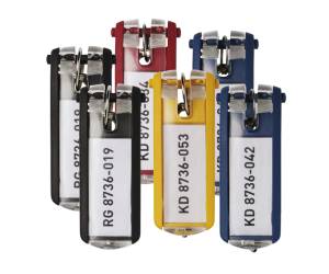 Portachiavi Key Clip colori assortiti - 8667