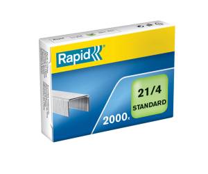 Punti Standard 21,4,6,4 acciaio zincato metallo scatola da 2000 pezzi Rapid 24867500 - 2855