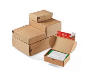 Scatole modulabili CP 080,19,2 x 15,5 x 4,3 cm cartone avana - 3270