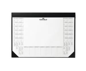 Sottomano con blocco appunti da 25 fogli 59 x 42 cm nero - 5158