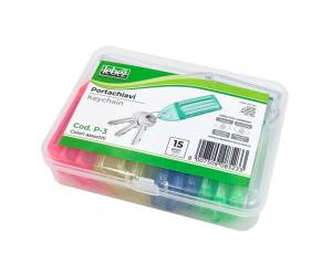 Targhette portachiavi colori assortiti - 8663