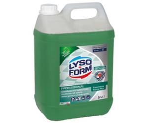 Detergente disinfettante Plus - per pavimenti - freschezza alpina - 5 lt - Lysoform - 9300969 - 7615400862054 - DMwebShop