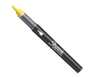 Marcatore acrilico punta pennello giallo - 30410