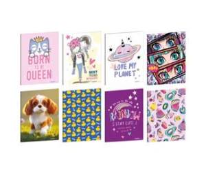 Maxiquaderno Kid Girl A4 rigo di 1a 21 fogli 80 gr - 30417