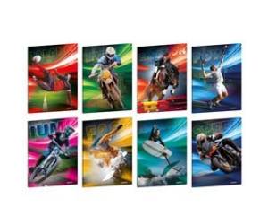 Maxiquaderno Sport Emotions A4,4 mm con margine 21 fogli 80 gr - 30455