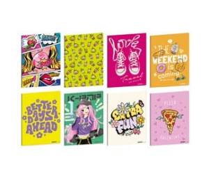 Maxiquaderno Teen Girl A4,5 mm con margine 21 fogli 80 gr - 30442