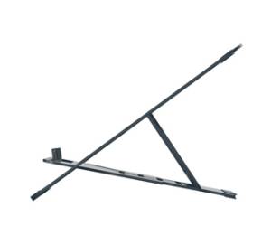 Supporto notebook regolabile ultrapiatto grigio scuro in alluminio - 30538