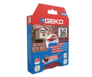 Nastro biadesivo Outdoor Mister Attach 19 mm x 5 mt PP grigio rosso - 1116