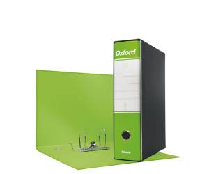 Registratore Oxford G85 - dorso 8 cm - protocollo 23 x 33 cm - verde lime - conf. 6 pezzi - Esselte - 390785600 - 8004157785607 - DMwebShop
