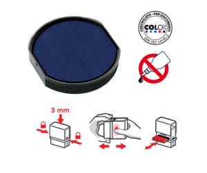 Tampone di ricambio E-R45 - blu - conf. 5 pezzi - Colop - E-R45 BLU - E/R45 BLU - 9004362381563 - DMwebShop