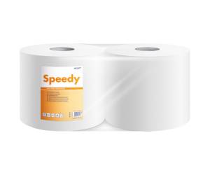 Bobina asciugatutto Speedy 2 veli 17 gr diametro 26 cm 192 mt microgoffrata Lucart 852247T - 1470