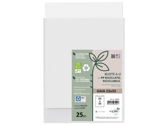 Buste a U Gaia PP riciclato buccia 23 x 33 cm - 1886