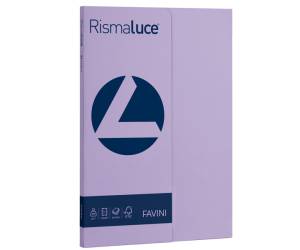 Carta Rismaluce Small A4,200 gr viola 49 confezione 50 fogli - 1540