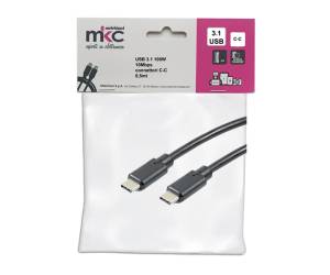 Cavo USB 3,1 C C 100W 10Mbps 0,5 mt - 1444