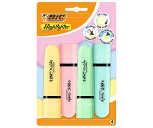 Evidenziatore Flat punta a scalpello tratto da 1,2mm 4,6 mm astuccio 4 pezzi - 1486