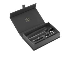 Gift Set IM Black Edition CT sfera stilografica punta media nero - 1316