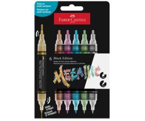 Marcatori Shake e Paint colori assoriti metallic confezione 6 pz - 1373