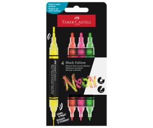 Marcatori Shake e Paint colori assoriti neon Faber Castell confezione 4 pz - 1371