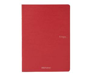 Maxiquaderno Ecoqua original PM A4,90 gr 1 rigo 40 fogli rosso scuro - 1910