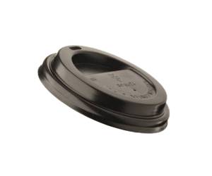 Tappo in polistirene per bicchiere da 240 ml nero - 2243