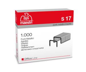 Punti - S17 - 23/17 - acciaio - metallo - conf. 1000 pezzi - Romeo Maestri - 1005418 - 8005231182046 - DMwebShop
