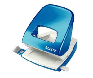 Perforatore 5008 New NeXXt WOW - passo 8 cm - massimo 30 fogli - 2 fori - blu metallizzato - Leitz - 50081236 - 4002432395965 - DMwebShop