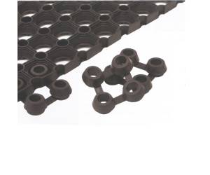 Connettori per tappeto in gomma Best - nero - conf. 25 pezzi - Velcoc - ZZGICO - 8000771600036 - DMwebShop