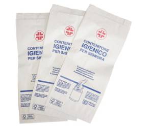 Sacchetti igienici - 28 x 12 cm - bianco - scatola 200 pezzi - conf. 5 pezzi - Mar Plast - A99942FSC - 8020090098802 - DMwebShop