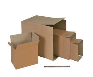 Scatola per imballo - onda singola - 30,4 x 21,5 x 27,3 cm - cartone - avana - conf. 25 pezzi - No Brand - 143432 - 8025133119384 - DMwebShop