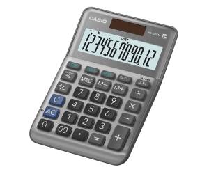 Casio Calcolatrice da tavolo MS-120FM - 12 cifre - grigio - Casio - MS-120FM-WA-EP - 4549526615436 - DMwebShop