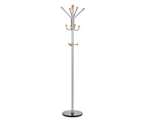 Appendiabiti 11 posti 185 x 40 cm argento Alco - 11457