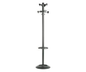 Appendiabiti Incas con portaombrelli 8 posti 175 x 39 cm nero - 11465