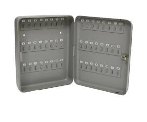 Cassetta portachiavi da muro 30 x 24 x 7 cm 48 posti grigio antracite - 10432