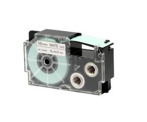 Nastro 18 mm x 8 mt nero bianco - 10931