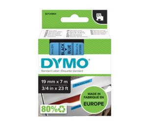 Nastro D1 standard 458060,19 mm x 7 mt PL nero blu - 10928