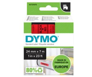 Nastro D1 standard 537170,24 mm x 7 mt PL nero rosso - 10939