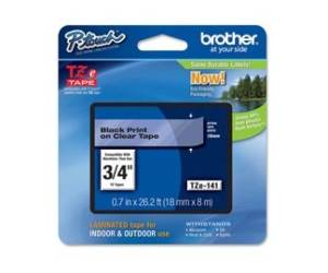 Nastro Nero Trasparente 18mm x 8mt - 10853