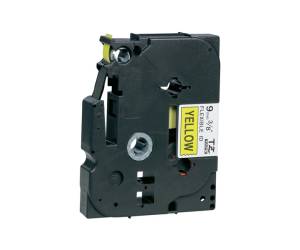 Nastro laminato flessibile nero giallo TZEFX2621,9mm x 8mt - 10830