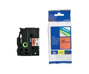 Nastro nero rosso 36 mm x 8mt - 10808